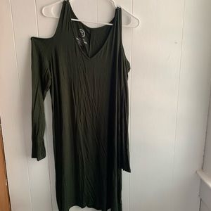 Green Long Sleeved Dress